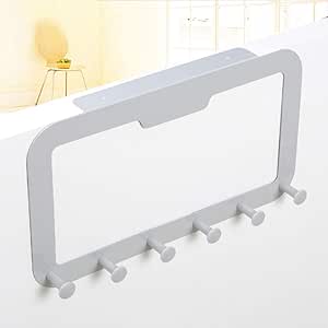 Perchas detrás de la puerta, estante de almacenamiento sin clavos, para