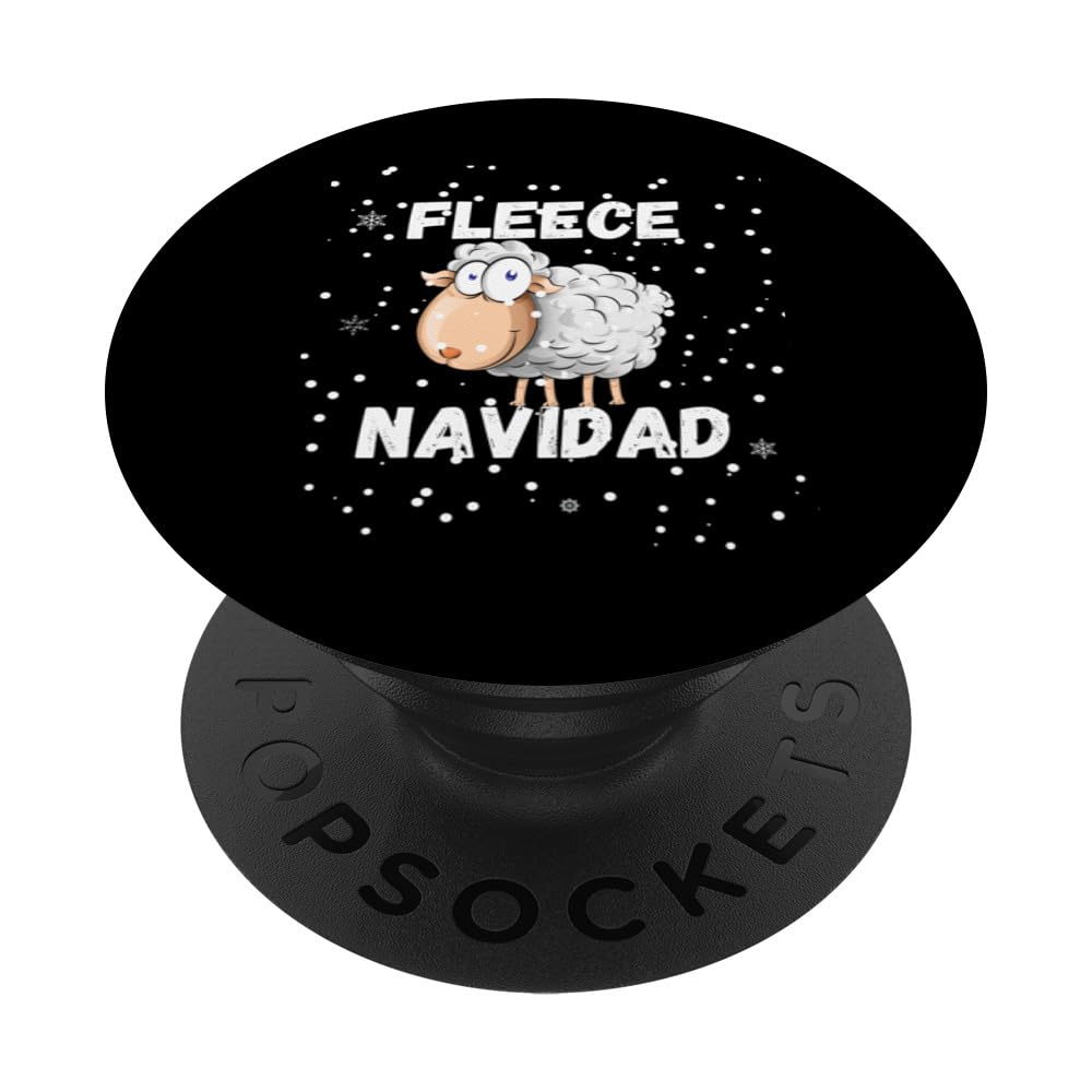 Fleece Felice Navidad Sheep Merry Christmas Stocking Stuffer PopSockets Swappable PopGrip