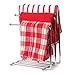 Home-X - Free Standing Towel Rack, Space Saving Kitchen Towel & Hand Towel Rack Holds 3 Towels at Once, Polished Chrome Finish & Design Looks Great in Kitchens & Bathrooms (Towels Not Included)