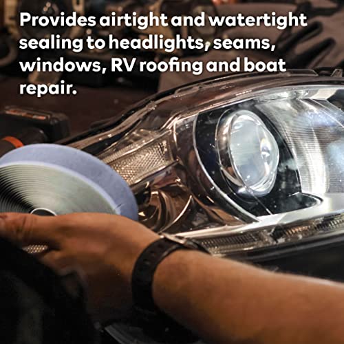 XFasten Butyl Seal Tape Black, 1/8" x 3/4" x 30' (3Pack) Camper Butyl