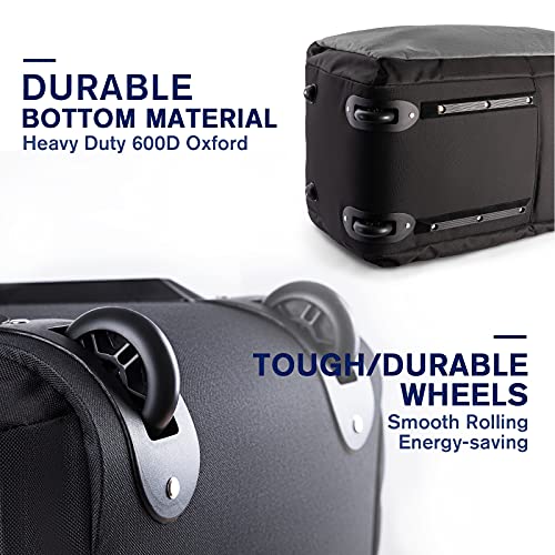 OutdoorMaster Padded Golf Travel Bag, 600D Heavy Duty Golf Club Bag