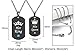 His Queen Her King Couple Pendant Necklaces His & Hers Matching Set Titanium Stainless Steel Couple Pendant Necklace Engraved Jewelry Set, Perfect for Anniversary, Valentine's Day, Romantic Gifts for Him and Her, in a Gift Box