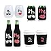Avery Barn Mr & Mrs Bottle Can Mug Sleeve Cover And Silicone Wine Glass Gift Set