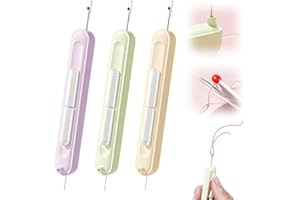 2 in 1 Automatic Needle Threaders Seam Ripper, 2025 Upgraded Plug-in Needle Threaders Seam Rippers for Sewing, Embroidery Sti
