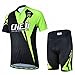 Ateid Children Boys' Girls' Cycling Jersey Set Short Sleeve with 3D Padded Shorts