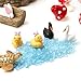 Tonsiki 33 Pieces Miniature Garden Accessories Fairy Garden Ornament Kit for DIY Dollhouse,Succulent,Plant Decoration