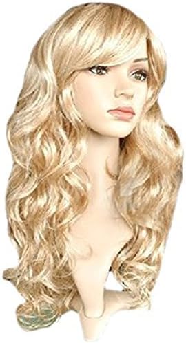 Amazon フルウィッグ ロング ウェーブ 金髪 ネット付き コスチューム用小物 レディース フリーサイズ コスプレ 仮装 通販
