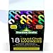 Chalk Markers - HUGE MEGA 18 Color Pack - 10 More Markers & Colors than Others - 6 mm - Artist Quality - 18 Vibrant Bold Colors