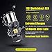 Antline Extremely Bright 1157 2057 2357 7528 2057A 2357A 1157A BAY15D P21/5W Switchback LED Bulbs White/Yellow 3030 Chipsets with Projector for Turn Signal Lights (Pack of 2)