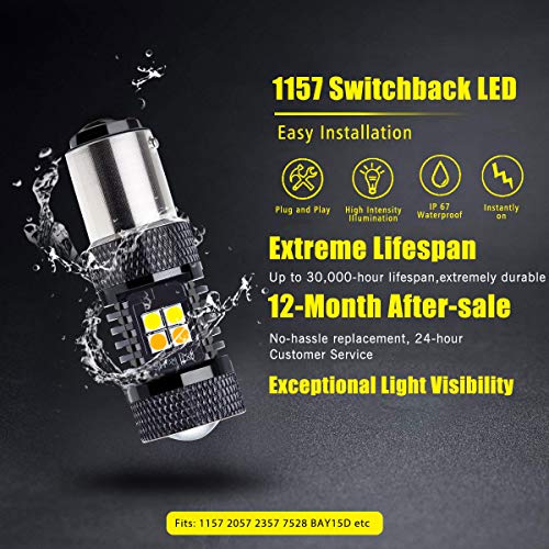 image for ANTLINE Extremely Bright 1157 2057 2357 7528 BAY15D P21/5W Switchback 