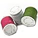 10 Rolls Chinese Knotting Cord Nylon Shamballa Macrame Thread 1mm