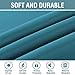 H.VERSAILTEX Blackout Thermal Insulated Living Room Curtains 84 inches Long Kids Boys Room Curtains for Bedroom - Room Darkening Window Treatment Grommet One Panel, Turquoise Blue, 52'W x 84'L