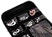 WODISON PU Leather Travel Hanging Jewelry Roll Up Bag Case Organizer Holder