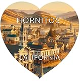 Hornitos California Souvenir Heart Design Vinyl