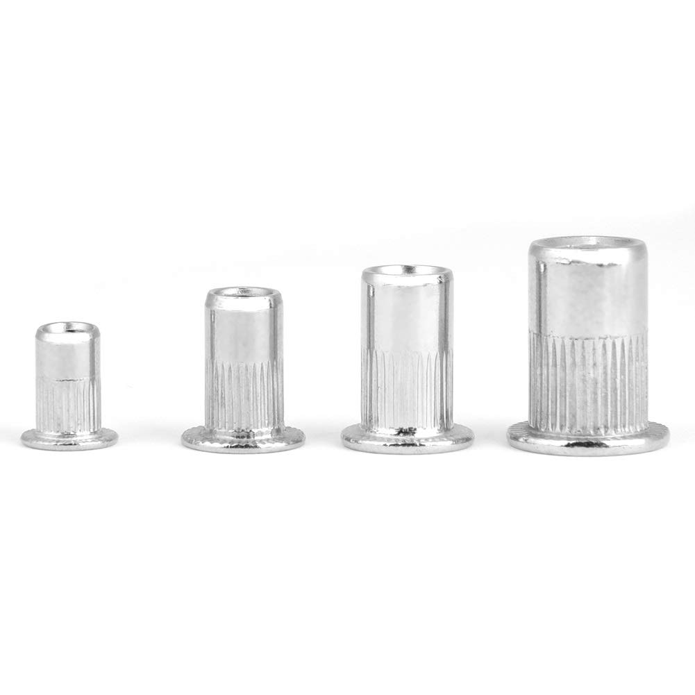 Broco 200pcspcs Threaded Insert M3, M4, M5, M6 304 Stainless Steel Blind Rivet Nut Set