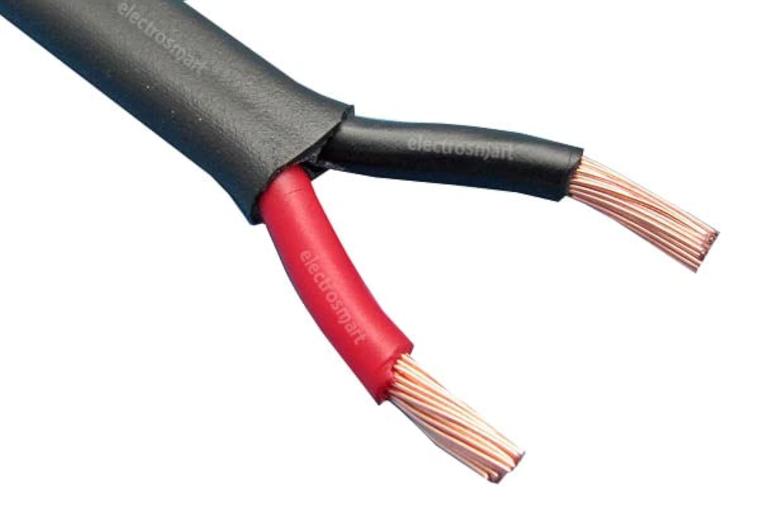 electrosmart 2 Core 2.5mm 29 Amp Twin Red/Black Copper Automotive Auto Boat Marine Cable Wire 2 x 2.5mm Thin Wall Flat Stranded 12V 24V (5m)