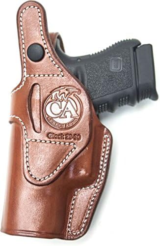 Cebeci 20795RT01 Right-Hand Leather IWB 20795 Holster Gun Belt, Tan, 5"