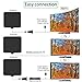 [Upgraded 2019] Digital Amplified HD TV Antenna 50-80 Mile Range - Support 4K 1080p and All TV's w/Detachable HDTV Amplifier Signal Booster - 13.5 Longer Coax Cable