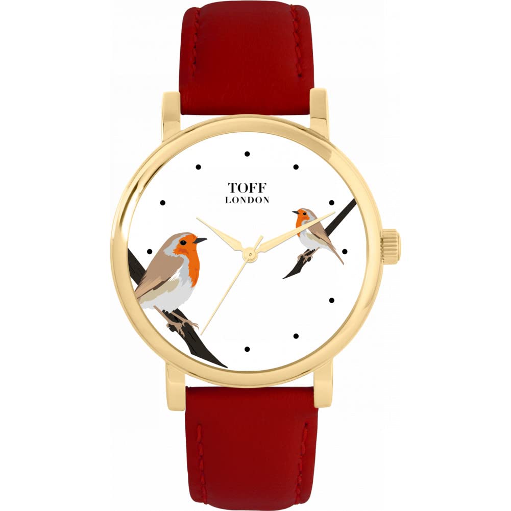 Toff London Ladies Robins Bird Watch