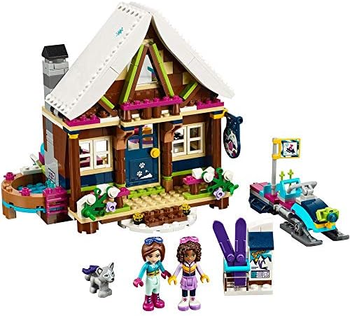 lego friends snow resort chalet 41323