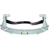 MSA V-Gard Frame, Grey, Elevated Temperature Applications, Heavy Duty | Fits Full-Brim Hard Hats, Gray, Polycarbonate (PC), Non-Metal, Durable &amp; Replaceable Safety Helmet, CSA Z94.3 10116628