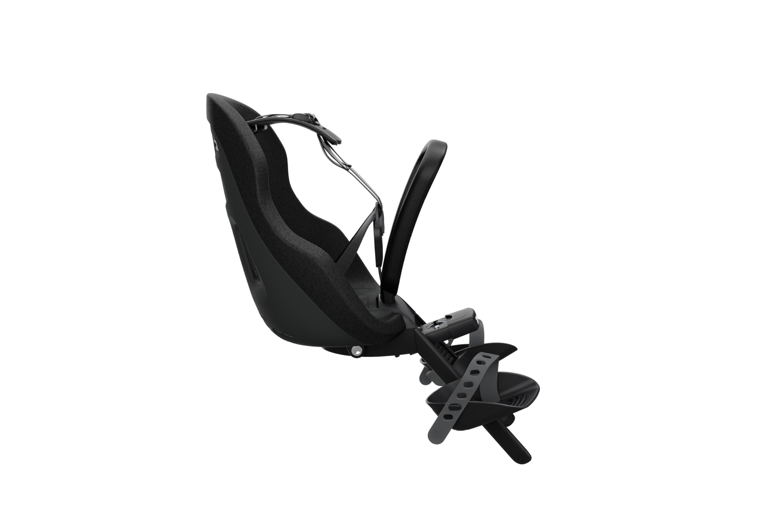 Thule Yepp Nexxt 2 Mini - Front Mounted Child Bike seat - Lightweight & Breathable seat - Adjustable footrests & Foot Straps - Fast Mount System - 5 Point Harness System - Magnetic childproof Buckle