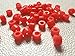 50 Pcs Small Type Dental Hygienist Silicone Instrument Color Code Rings Red