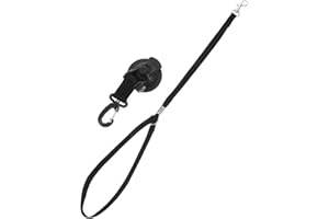 Artibetter Adjustable Dog Bath Tether with Strong Suction Cup Pet Grooming Loop for Bathtub and Shower Secure Dog Bathing Res