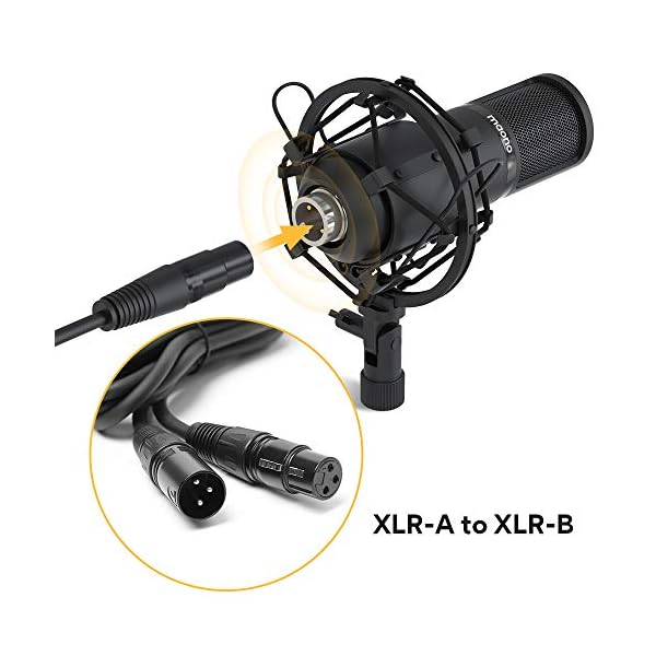 MAONO XLR Condenser Microphone, Professional Cardioid Studio Recording
