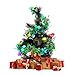 Atopsell 6 Pieces Christmas Tinsel Tree Garland Decorations for Holiday Party Soft Ceiling Hanging Decorations Main Color Blue Red Green (Mixed Color)
