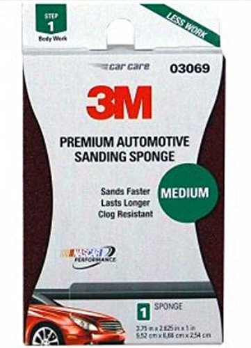 3M 03069 Medium Premium Automotive Sponge