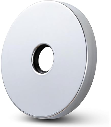 thumbnail image 2 of IMPRESA 2-Pack Shower Arm Flange Escutcheon For Moen - Chrome Stainless Steel, 2.5" Diameter, Replacement For AT2199 2 of 14