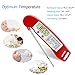 GDEALER Instant Read Thermometer Super Fast Digital Electronic Food Thermometer Cooking Thermometer Barbecue Meat Thermometer with Collapsible Internal Probe for Grill Cooking Meat Kitchen Candy