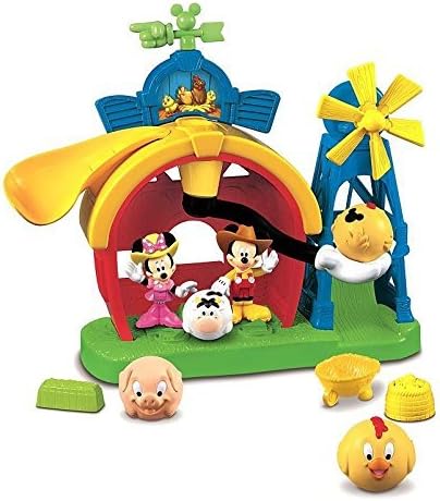 Amazon Com Mickey S Farm Playset Mickey Mouse Clubhouse Toys Games