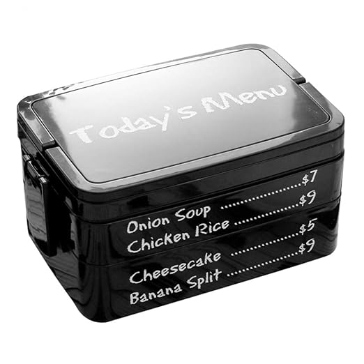 ORZ - Caja de almacenamiento para almuerzo estilo Bento, con 3 ...