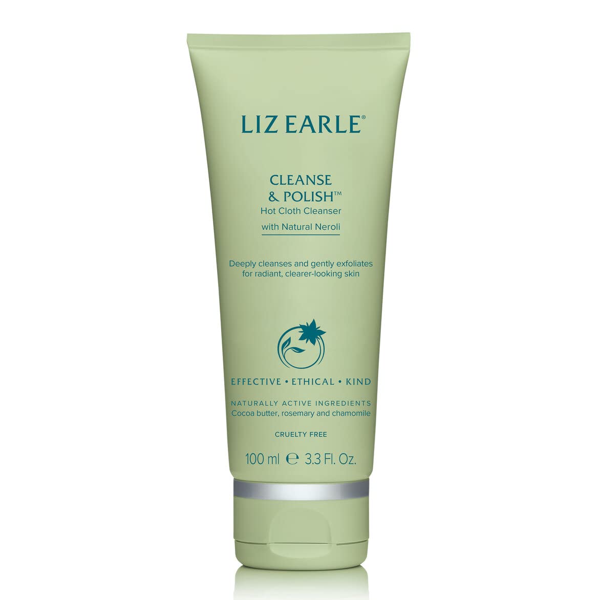 Liz Earle Cleanse & Polish™ Hot Cloth Cleanser with Natural Neroli 100ml with 2 Cloths