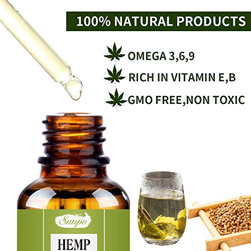 (2 Pack | 60mL) Hemp Oil for Anxiety Relief - 7000 MG - Premium Seed Grade - Natural Hemp Oil for Better Sleep, Mood & Stress - Improve Health - Vitamins & Fatty Acids