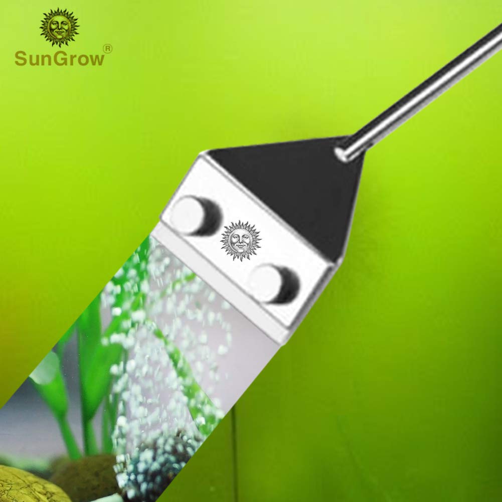 Aquarium Algae Cleaning Razor -- Keep hands dry & contamination-free - Stainless steel design ensures corrosion resistance - 2 BONUS handles for extra length - Removable and replaceable blade