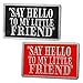 Buckle Rage Adult Mens Say Hello My Little Friend Humor Joke Belt Buckle