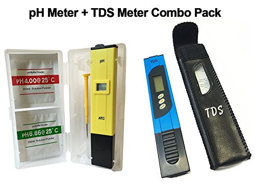 Digital ph meter and tds meter combo set with high accu…