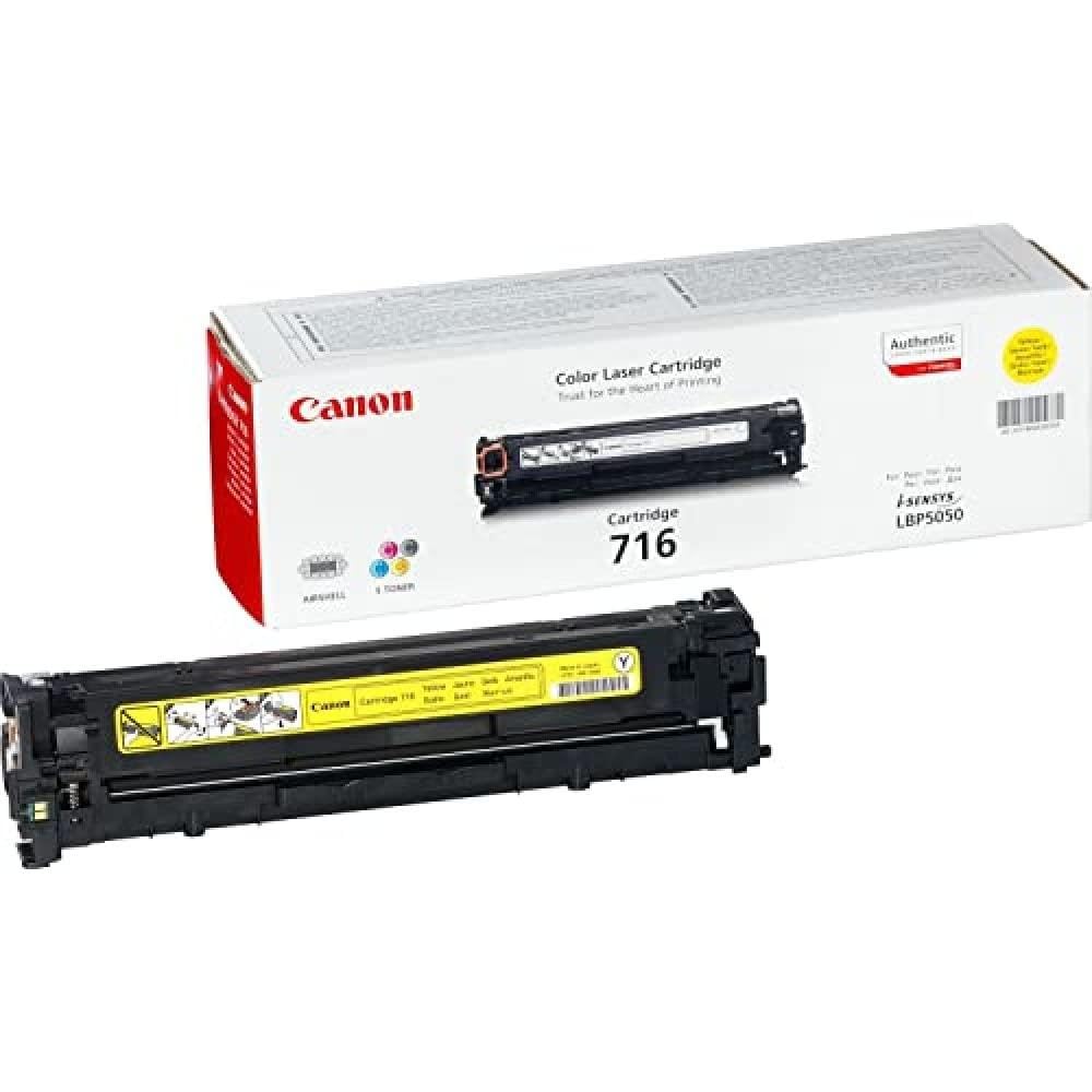 Canon Original Yellow Laser Toner Cartridge 716 1977B002