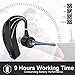 Bluetooth Headset HonShoop Handsfree Wireless Earpiece V5.0 in-Ear w/c Noise Reduction Mic and Mute Key for Business/Driving Call, Support iPhone/Android Cellphones