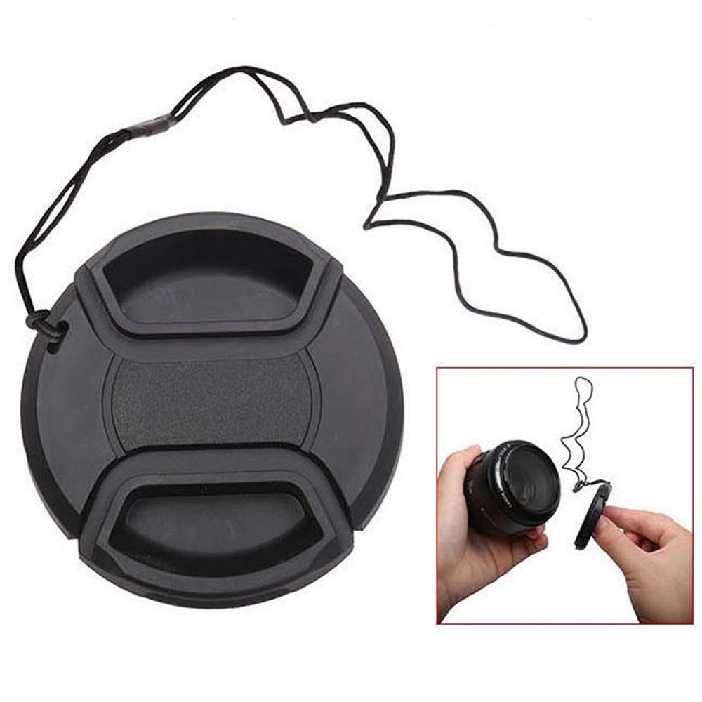 52mm Lens Cap Center Snap on Lens Cap Suitable Suitable &for Nikon &for Canon &for Sony/for Olympus Any Lenses with Ø 52mm Camera.52mm Camera Lens Cap.