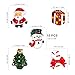 ULTNICE 15pcs Miniature Christmas Accessories Resin Snowman Santa Claus Christmas Tree Candy Cane