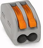 Wago 222-412 LEVER-NUTS 2 Conductor Compact Connectors 100 PK