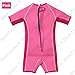 Hush Gecko Kids Thermal Swimsuit, UPF50+ Protection, Neoprene Swimwear 3mm Thickness, Swim Suit Wetsuit Aqua Warmer(Size 3,Pink)
