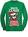 TeeStars - Santa Claws Cat Ugly Christmas Sweater Youth Kids Long Sleeve T-Shirt