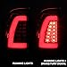 AKKON - For 97-03 Ford F150 99-07 F250 F350 Super Duty Red Clear LED Tube Tail Lights Lamps Pair Left and Right