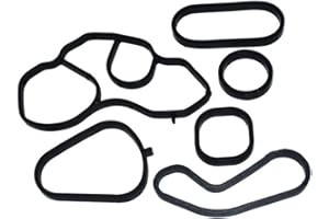 Ensun Oil Filter Housing Gasket Set 11428643758 and Oil Cooler Seal Set 11428643747 Replacement for Mini Cooper