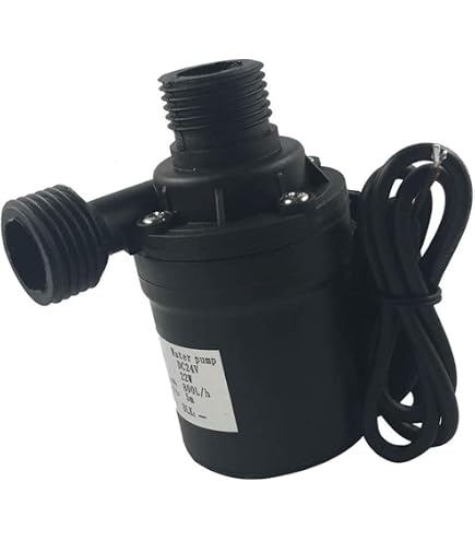 Zewool DC24V 18W Hot Water Pump For Solar Heater - Plastic, 1/2BSP, 100°C Max